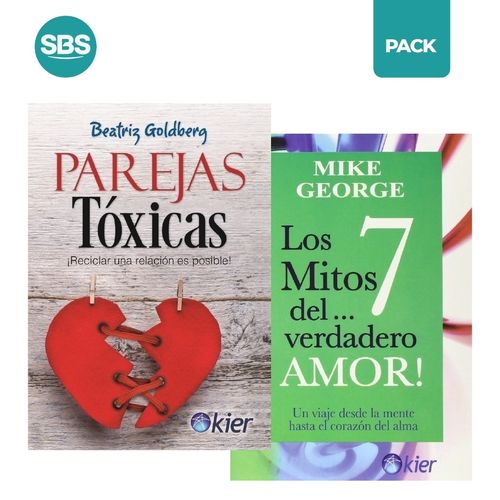 PAREJAS TOXICAS + LOS 7 MITOS DEL VERDADERO AMOR - 2 LIBROS