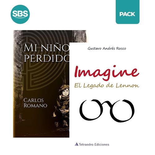 IMAGINE + MI NIÑO PERDIDO - 2 LIBROS