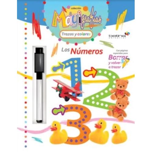 LOS NUMEROS - MAGIGRAFIAS. TRAZOS Y COLORES