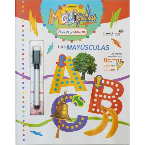 LAS MAYUSCULAS - MAGIGRAFIAS. TRAZOS Y COLORES LAS MAYUSCULAS - MAGIGRAFIAS. TRAZOS Y COLORES