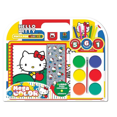 BLISTER ACUARELAS MEGA COLOR - HELLO KITTY BLISTER ACUARELAS MEGA COLOR - HELLO KITTY