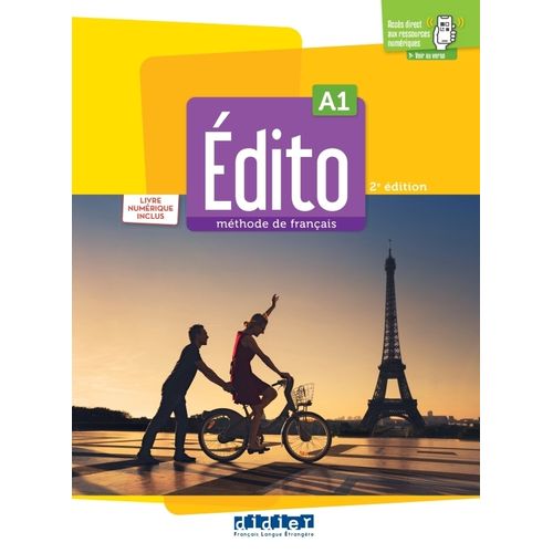 EDITO A1 2E.EDITION - LIVRE + NUMERIQUE INCLUS