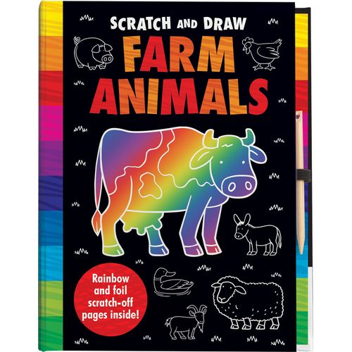 FARM ANIMALS - SCRATCH AND DRAW