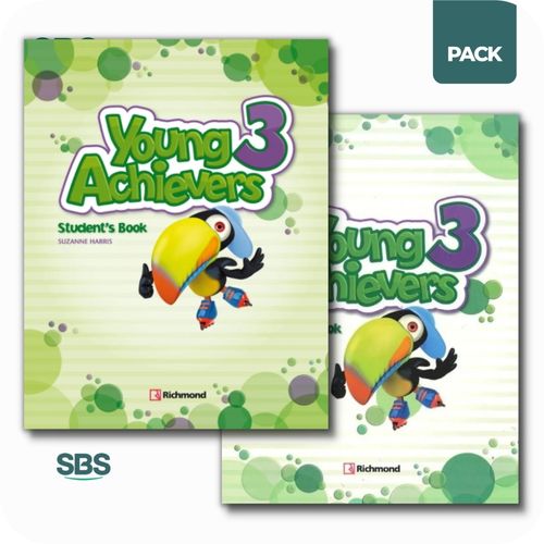 YOUNG ACHIEVERS 3 - STUDENT'S BOOK + WORKBOOK PACK - 2 LIBRO