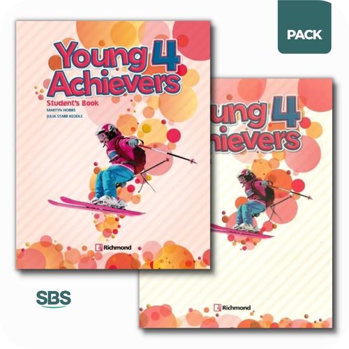 YOUNG ACHIEVERS 4 - STUDENT'S BOOK + WORKBOOK PACK - 2 LIBRO