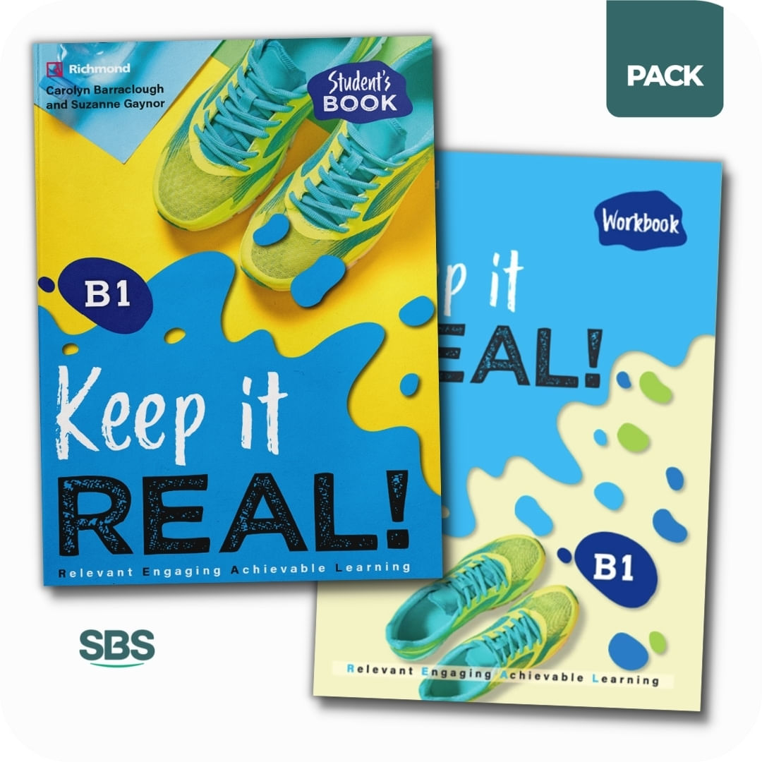 KEEP IT REAL! B1 - STUDENT'S BOOK + WORKBOOK PACK - 2 LIBROS