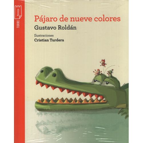 PAJARO DE NUEVE COLORES - TORRE DE PAPEL NARANJA