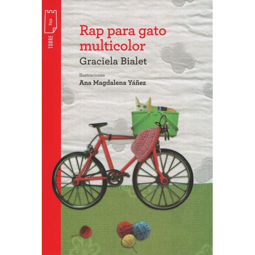 RAP PARA GATO MULTICOLOR - TORRE DE PAPEL ROJA