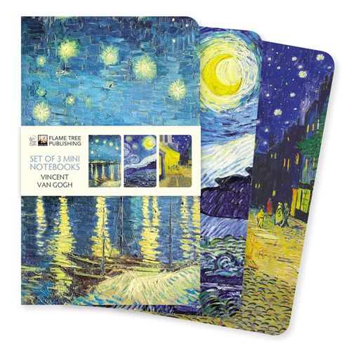 VINCENT VAN GOGH - SET OF 3 MINI NOTEBOOKS