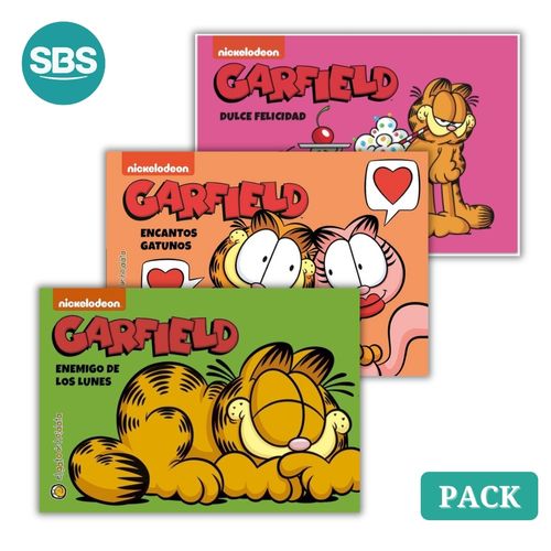 GARFIELD - ENCANTOS GATUNOS + ENEMIGO DE LOS LUNES + DULCE F