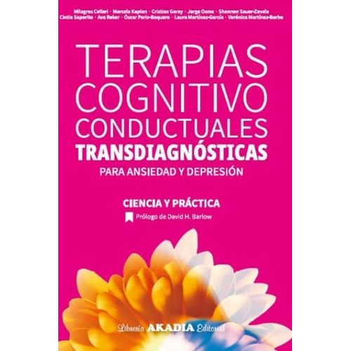 TERAPIAS COGNITIVAS CONDUCTALES TRANSDIAGNOSTICAS