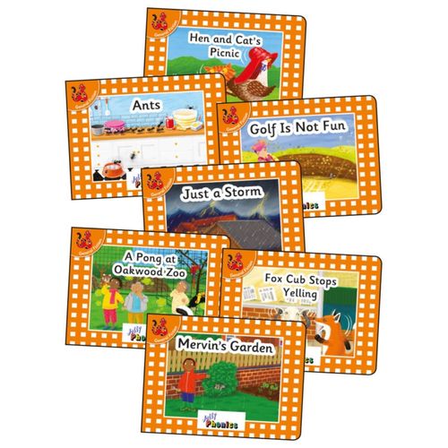 ORANGE READERS COMPLETE SET (ALL 21 BOOKS) - JOLLY PHONICS