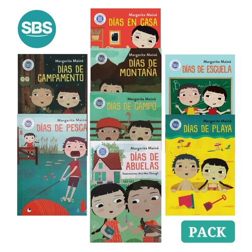 PACK DIAS DE - LAS AVENTURAS DE FERNAN Y MALENA - 8 LIBROS