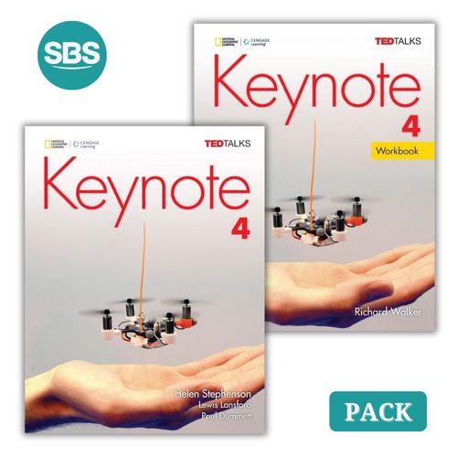 AMERICAN KEYNOTE 4 - STUDENT'S BOOK + WORKBOOK - 2 LIBROS