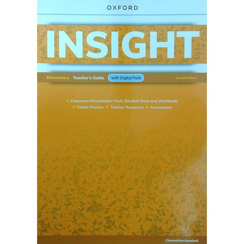INSIGHT ELEMENTARY 2/ED.- TEACHER'S GUIDE + DIGITAL PACK