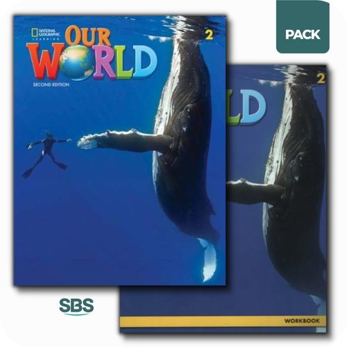 OUR WORLD 2 2/ED. - STUDENT'S BOOK + WORKBOOK - 2 LIBROS