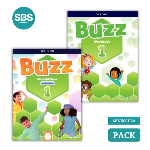 BUZZ 1 - MINUSCULA - STUDENT'S BOOK + WORKBOOK - 2 LIBROS