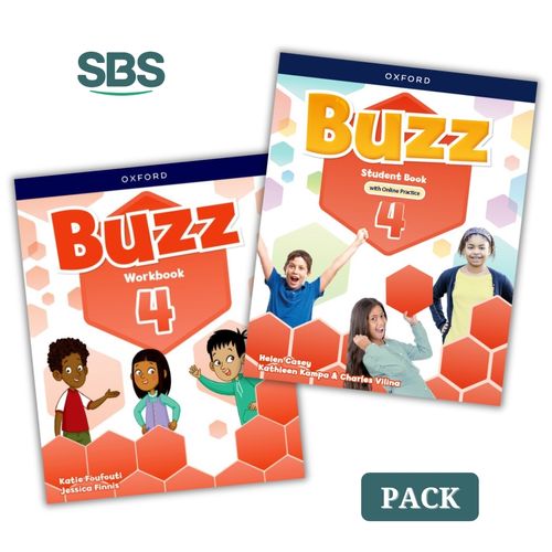 BUZZ 4 - STUDENT'S BOOK W/DIGITAL PACK + WORKBOOK - 2 LIBROS