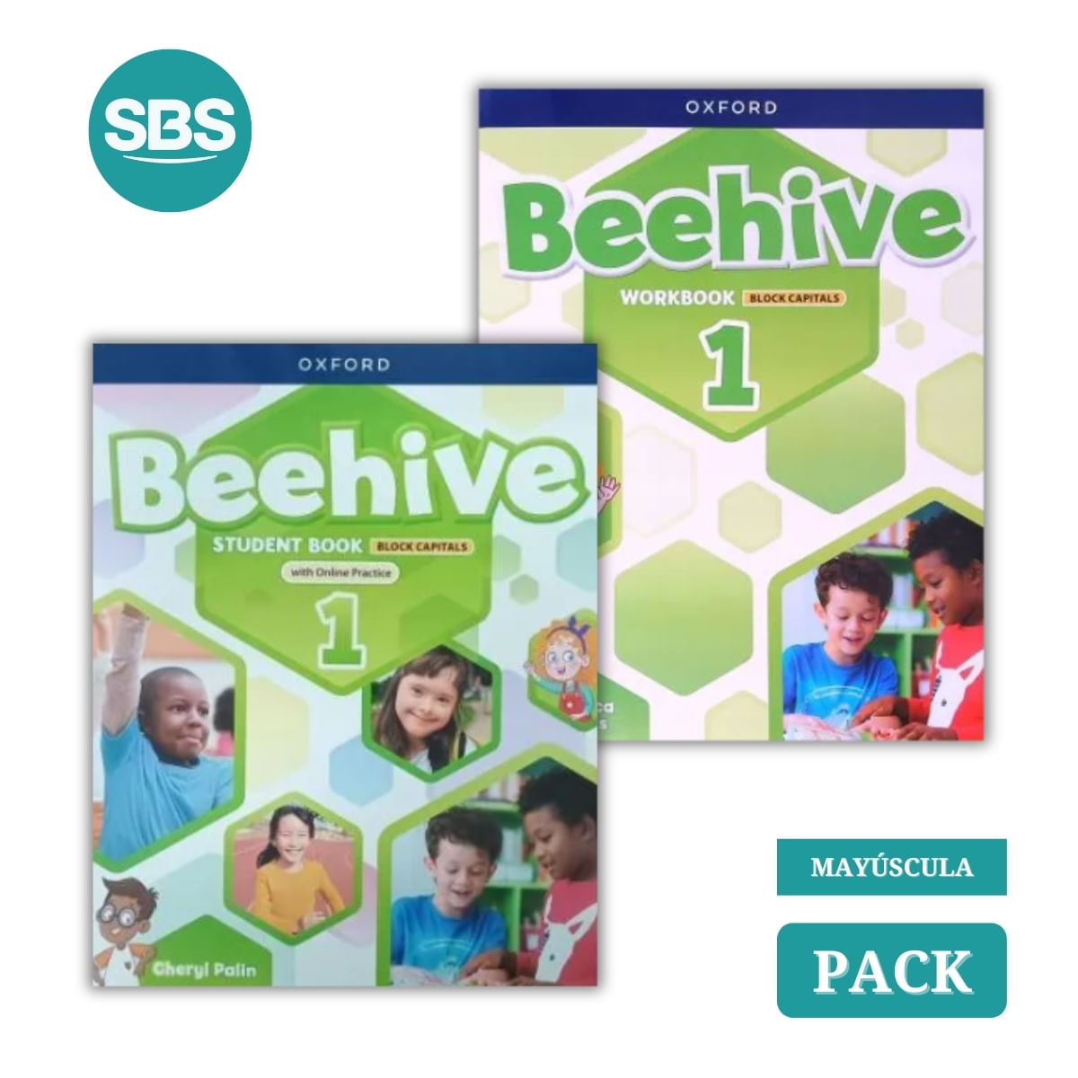 BEEHIVE 1 - MAYUSCULA - STUDENT'S BOOK + WORKBOOK - 2 LIBROS