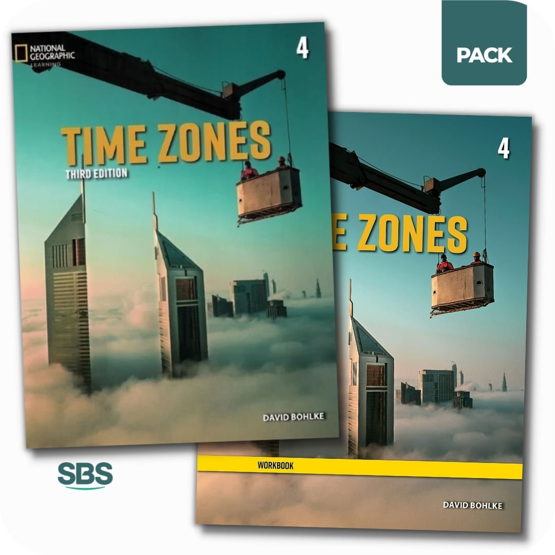 TIME ZONES 4 3/ED - STUDENT'S BOOK + WORKBOOK PACK - 2 LIBRO