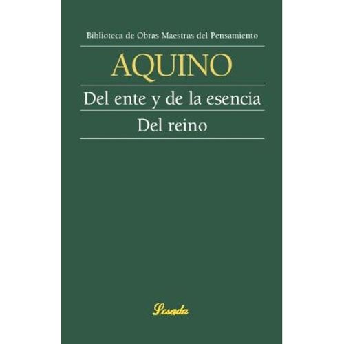 DEL ENTE Y DE LA ESENCIA DEL REINO