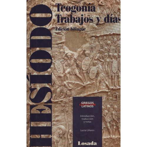 LIBRO TEOGONIA / TRABAJOS Y DIAS / ESCUDO CERTAMEN - HESIODO