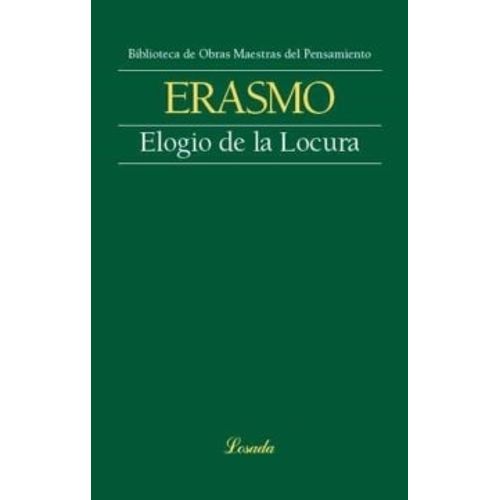 LIBRO ELOGIO DE LA LOCURA - ERASMO