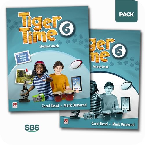 TIGER TIME 6 - STUDENT'S BOOK + WORKBOOK PACK - 2 LIBROS