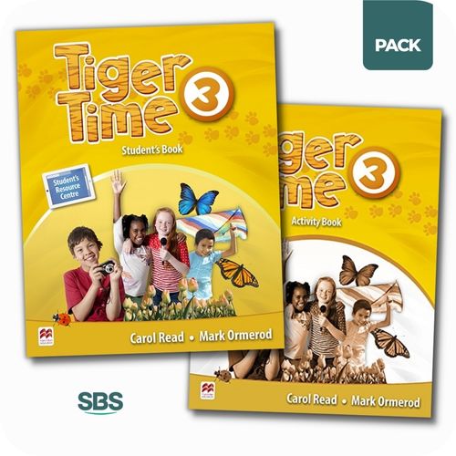 TIGER TIME 3 - STUDENT'S BOOK + WORKBOOK PACK - 2 LIBROS
