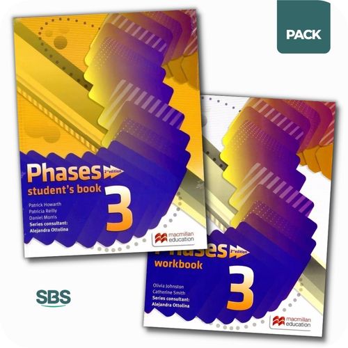 PHASES 3 2/ED - STUDENT'S BOOK + WORKBOOK PACK - 2 LIBROS