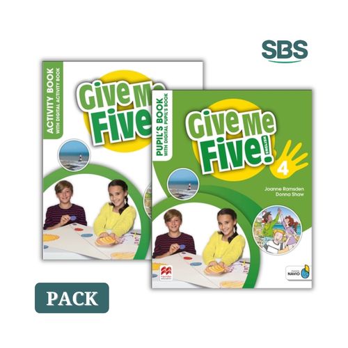 GIVE ME FIVE 4 - STUDENT'S BOOK + WORKBOOK PACK