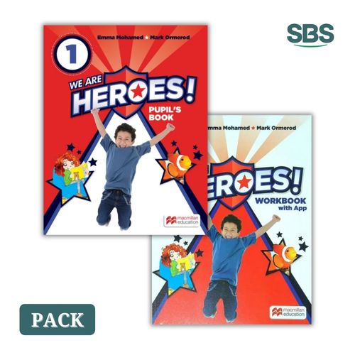 WE ARE HEROES 1 - STUDENT'S BOOK + WORKBOOK PACK - 2 LIBROS
