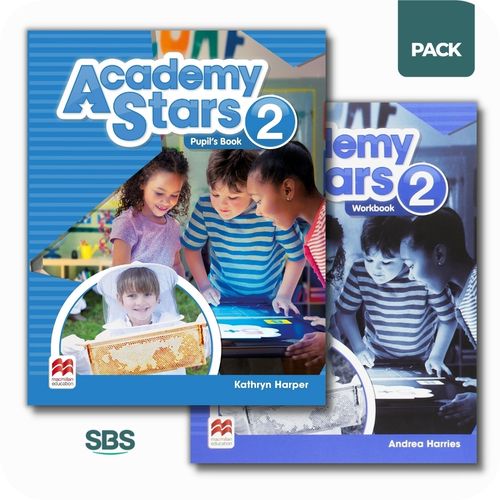 ACADEMY STARS 2 - STUDENT'S BOOK + WORKBOOK PACK - 2 LIBROS