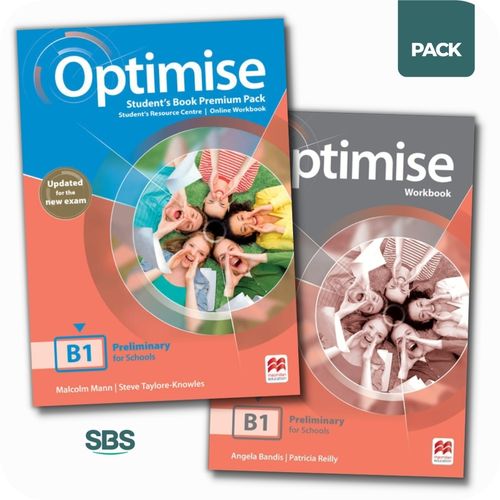 OPTIMISE B1 - STUDENT'S BOOK + WORKBOOK PACK - 2 LIBROS