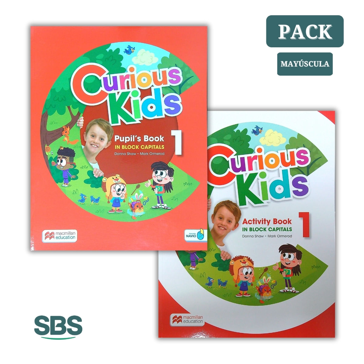 CURIOUS KIDS 1 - MAYUSCULA - PUPIL'S BOOK + ACTIVITY BOOK -