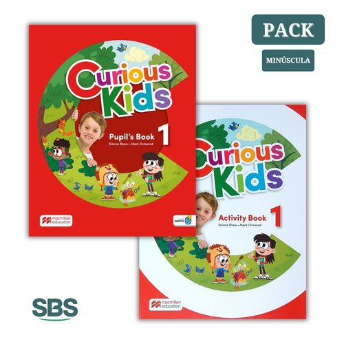 CURIOUS KIDS 1 - MINUSCULA - PUPIL'S BOOK + ACTIVITY BOOK -
