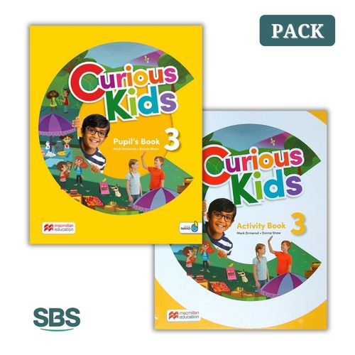 CURIOUS KIDS 3 - PUPIL'S BOOK + ACTIVITY BOOK - 2 LIBROS
