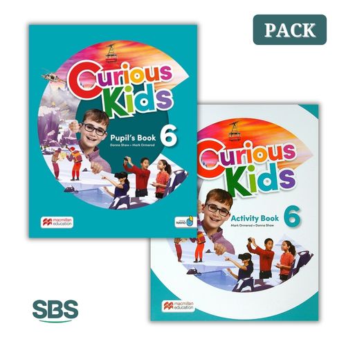 CURIOUS KIDS 6 - PUPIL'S BOOK + ACTIVITY BOOK - 2 LIBROS
