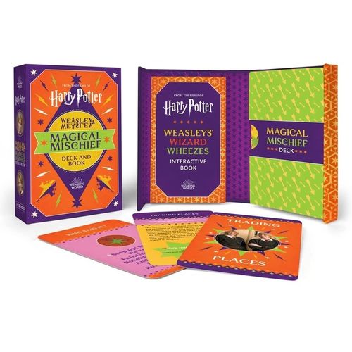 HARRY POTTER WEASLEY & WEASLEY MAGICAL MISCHIEF DECK & BOOK