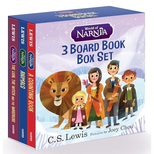 WORLD OF NARNIA 3 BOARD BOOK BOX SET