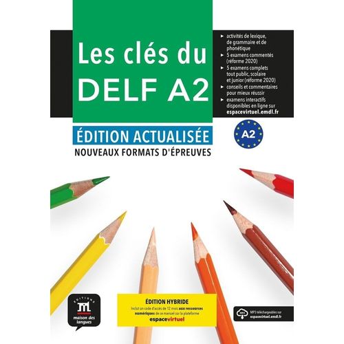 LES CLES DU DELF A2 - LIVRE + DIGITAL