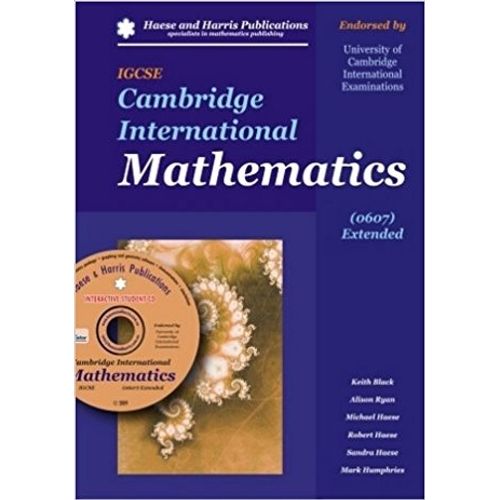 IGCSE CAMBRIDGE INTERNATIONAL MATHEMATICS 0607 EXTENDED