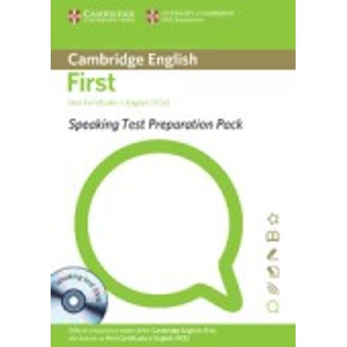 CAMBRIDGE ENGLISH FIRST SPEAKING TEST PREPARATION PACK + DVD