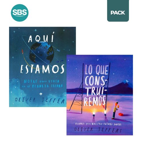 LO QUE CONSTRUIREMOS + AQUI ESTAMOS - JEFFERS - 2 LIBROS