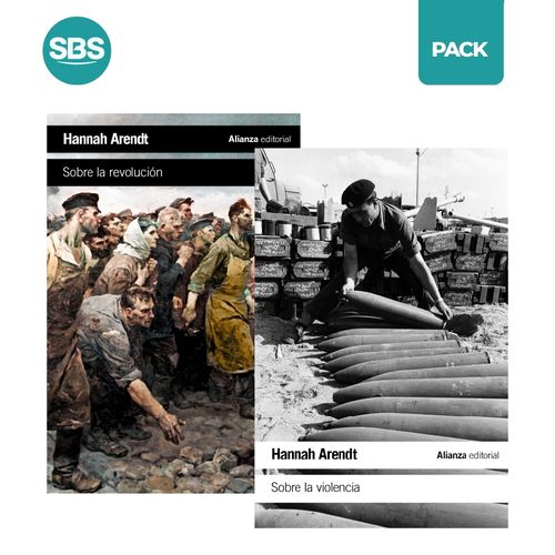 SOBRE LA REVOLUCION + SOBRE LA VIOLENCIA - ARENDT - 2 LIBROS