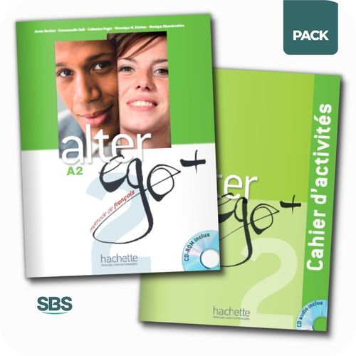 ALTER EGO +2 - LIVRE + CAHIER D'ACTIVITES  - PACK 2 LIBROS