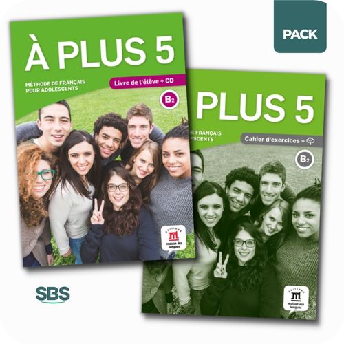 A PLUS 5 B2 - LIVRE + CAHIER - PACK 2 LIBROS