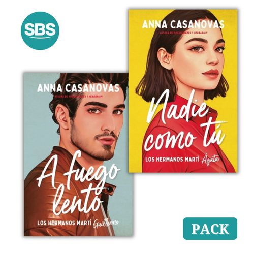 NADIE COMO TU + A FUEGO LENTO - 2 LIBROS