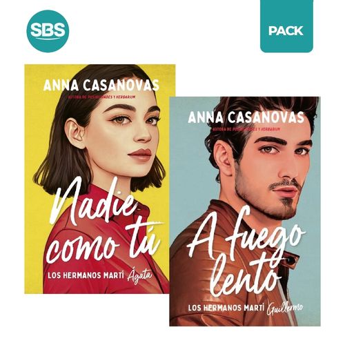 NADIE COMO TU + A FUEGO LENTO - CASANOVAS - 2 LIBROS