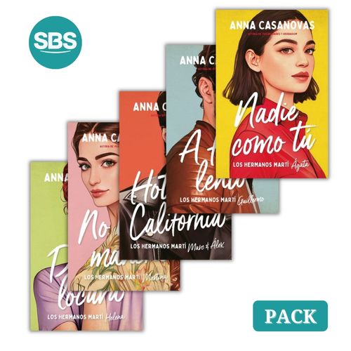 LOS HERMANOS MARTI - VOL. 1 AL 5 - 5 LIBROS